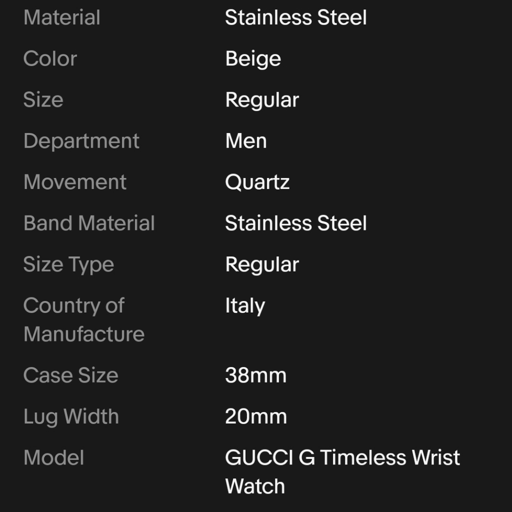 SALE! GUCCI LUXURY STAINLESS STEEL SIGNATURE G WATCH ⌚️ - Picture 8 of 12